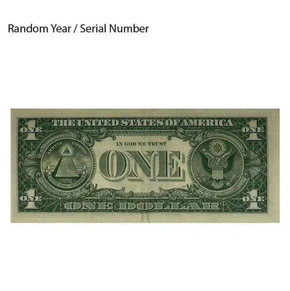 $1 Silver Certificate Currency Note Avg Circ (Random Year) - Picture 2 of 2
